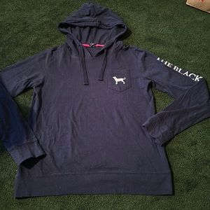 The black dog hooded shirt